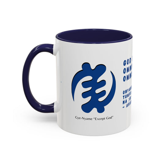 Gye-Nyame Symbol Beverage Mug, Andinkra heritage inspired, by PerennialLIFE™