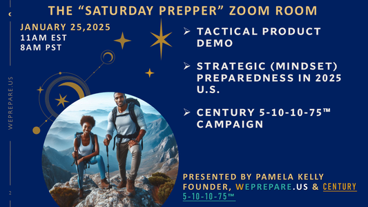 "Saturday Prepper" Zoom Room - 1-25-2025 - Tactical Product Demo / 5 Strategic Preparedness Tips" - PDF Download - FREE