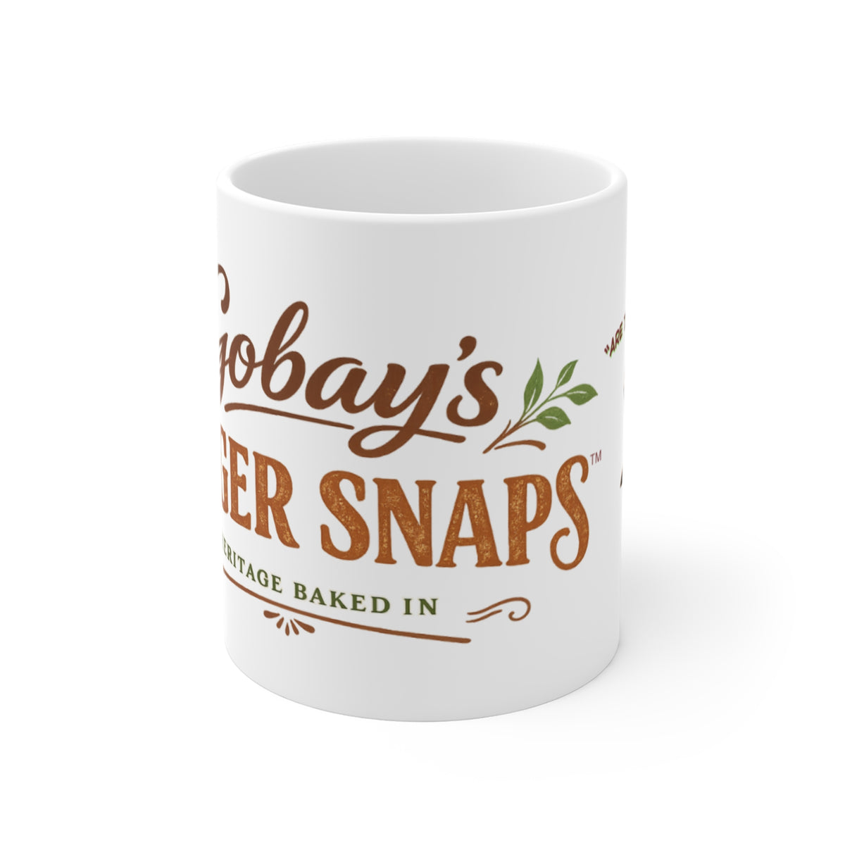 Gobay's Ginger Snaps 11oz Ceramic Mug