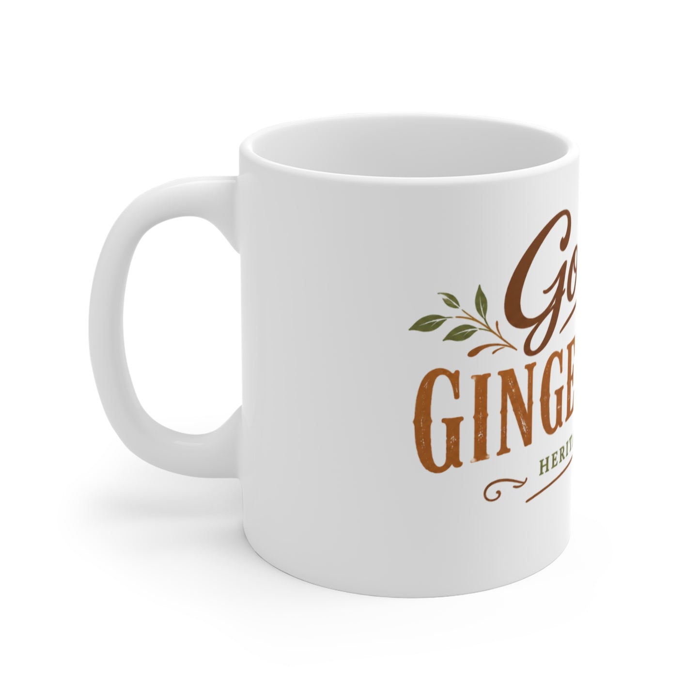 Gobay's Ginger Snaps 11oz Ceramic Mug — Heritage Baked-In Cookie Lover Gift