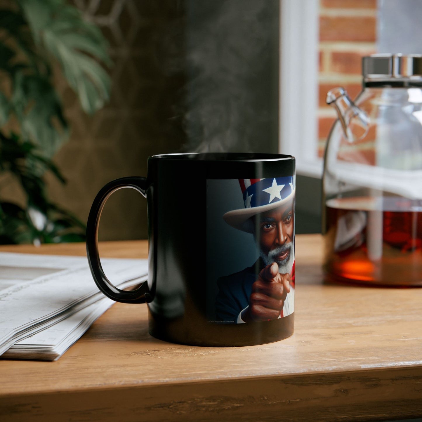 Keep Calm & Live in the Black Mug —  Uncle Bob Design (11oz)