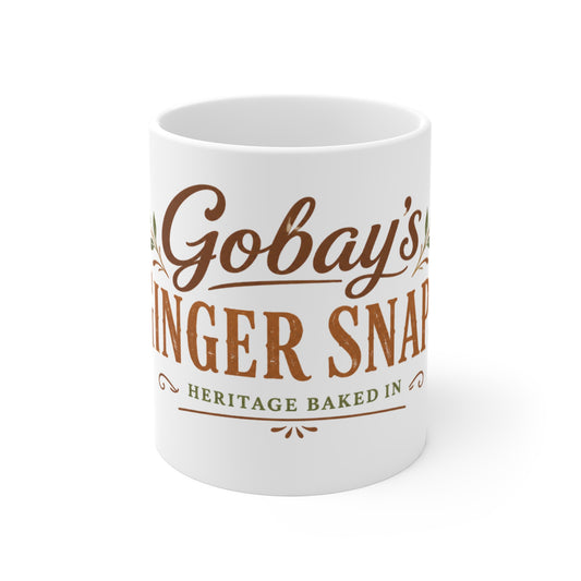 Gobay's Ginger Snaps 11oz Ceramic Mug