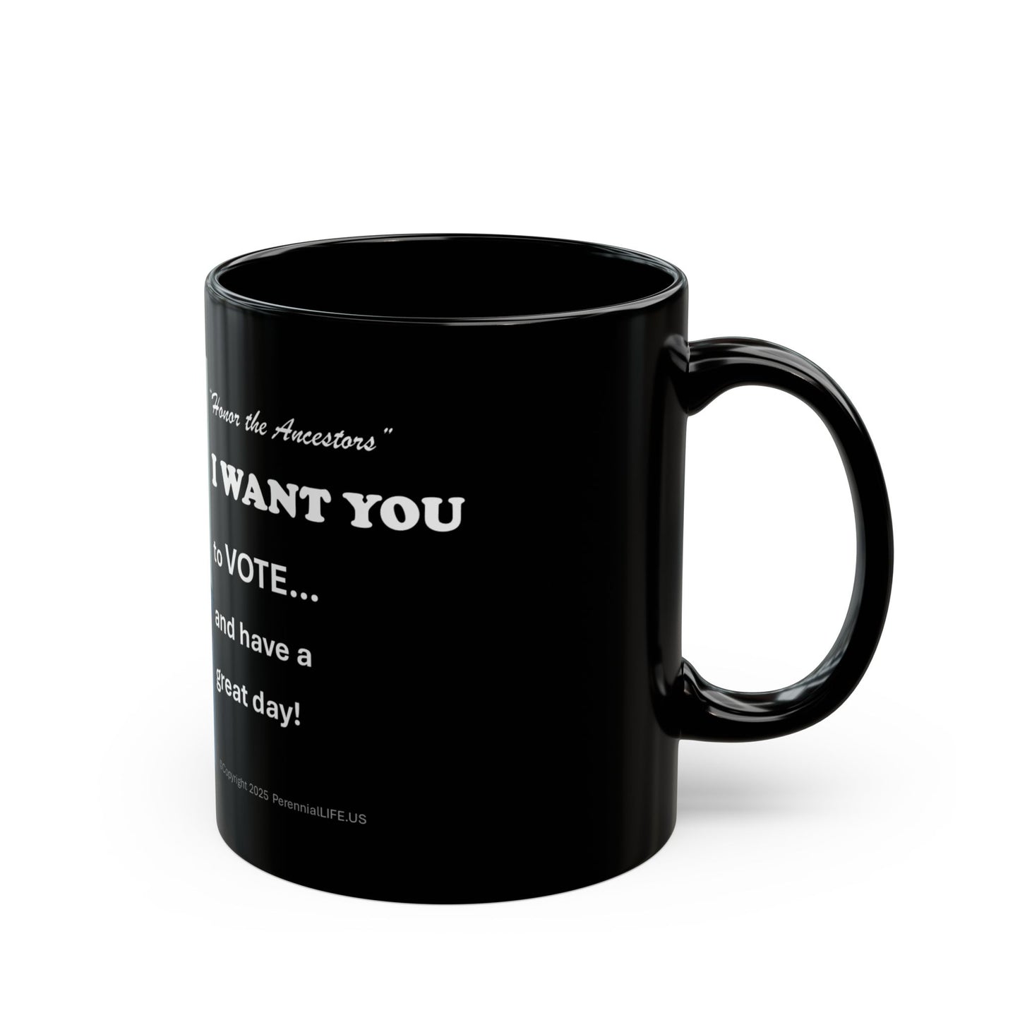 Patriotic Voting Mug - "I Want You to VOTE!"