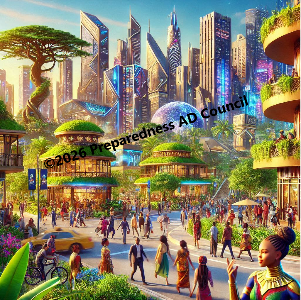 Futuristic Afrocentric City