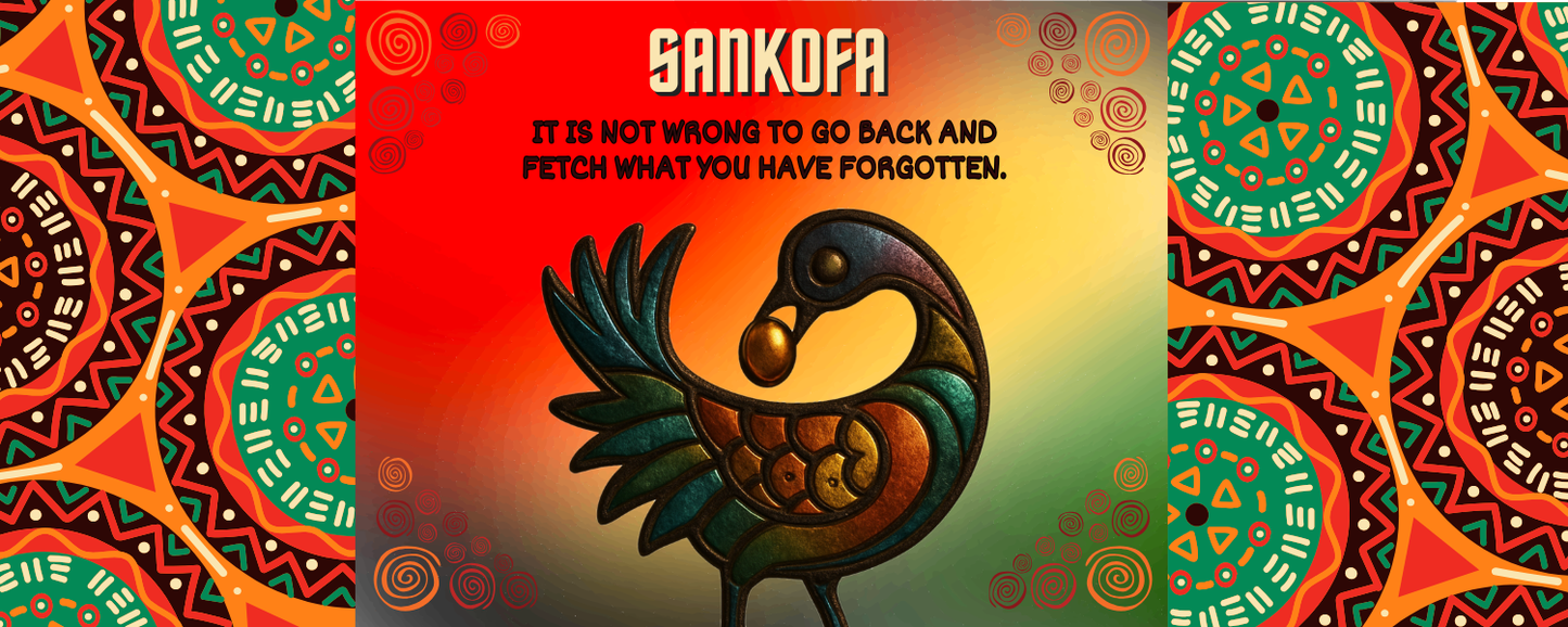Sankofa Coffee Mug — African Sankofa Symbol with Inspirational Quote, 11oz