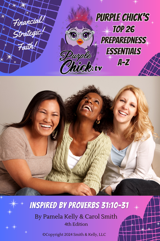 Purple Chick's Top 26 Preparedness Essentials A-Z Print Version