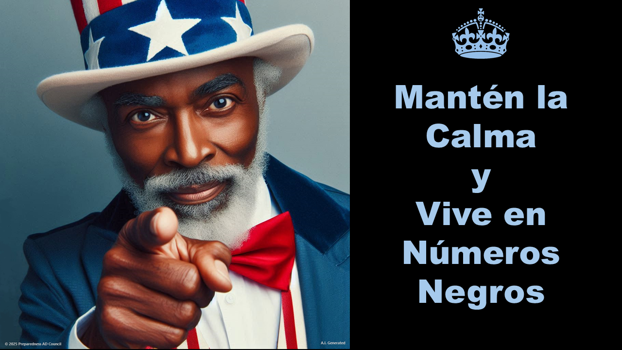 "Mantén la Calma  y  Vive en Números Negros" Mug —  Uncle Bob Design (11oz) Español